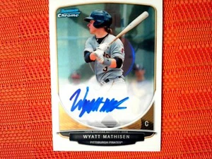 2012 Bowman Draft #BCP-WM Wyatt Mathisen - Pittsburg Pirates- Base Auto - Picture 1 of 2