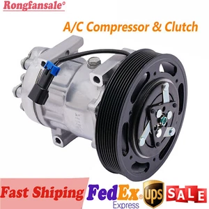 AC Compressor For Mack Volvo VNL Trucks OE# 20721587 206RD52M 206RD53M 4326U USA - Foto 1 di 15