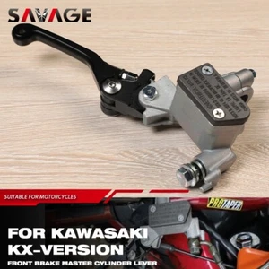 Front Brake Master Cylinder Lever For KAWASAKI KX80 65 85 KX100 112 KX450F 250F - Picture 1 of 22