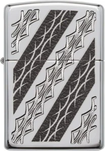 Zippo 29235 Tattoo Elegance Armor High Polish Chrome - Picture 1 of 5