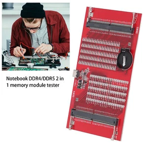 DDR4 DDR5 RAM Carte Testeur de Emplacement Mémoire avec Lumières LED pour PC Carte Mère RAM - Photo 1/12