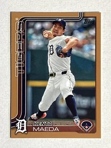2025 Topps Series 1 Gold Parallel Kenta Maeda 393/2025 Detroit Tigers - Picture 1 of 2