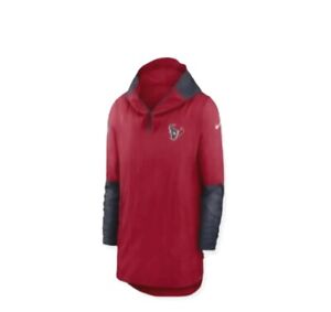 Nike Men’s Houston Texans NFL Pregame Sideline Player 1/4 Zip Jacket Red Size L
