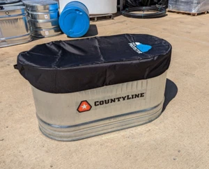 2X2X4 Galvanized Stock Tank Cover Ice Water Therapy Ice Bath Cover Waterproof - Picture 1 of 15