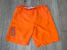 Nike Board Shorts Mens Medium Orange  Swim Trunks Lined Pocket