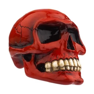 Small Skull - Racer Red - VanChase Custom Shift Knob - Picture 1 of 9
