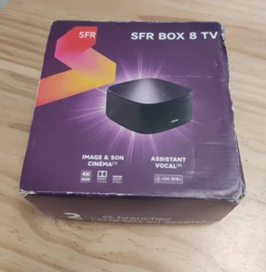 Décodeur TV SFR BOX 8 / complet Avec Accessoires D’origine Neuf - Afbeelding 1 van 5