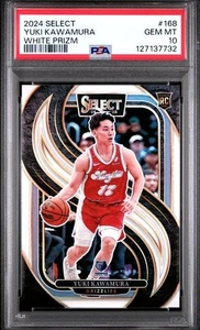 2024 SELECT YUKI KAWAMURA WHITE PRIZM RC #/149 PSA 10 GEM MINT ROOKIE G21 - Bild 1 von 2