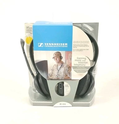 Sennheiser Communications PC 151 Headset Over Ear; Noise Canceling Mic - Image 1 of 4