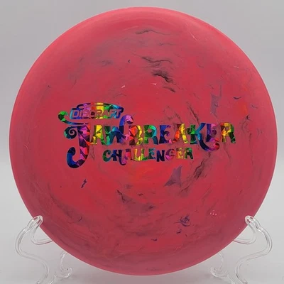 Discraft Jawbreaker Challenger Putter Disc Golf 174g Red Swirl Pre-Owned - Image 1 of 3