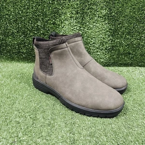 Hey Dude Scott Grip Chocolate Zum Überziehen Komfort Chelsea Stiefeletten Herren Größe 9 - Bild 1 von 8