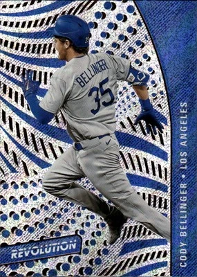 2021 Panini Chronicles Cody Bellinger #52 Revolution Fractal Los Angeles 18F - Image 1 of 2