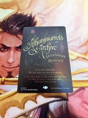 Alhammarets Archive SecretLair Foil Magic The Gathering casi nuevo - Imagen 1 de 2