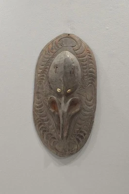 Máscara de Papúa Nueva Guinea Máscara Ceremonial de Pueblo Kandingai Foto 1 de 4