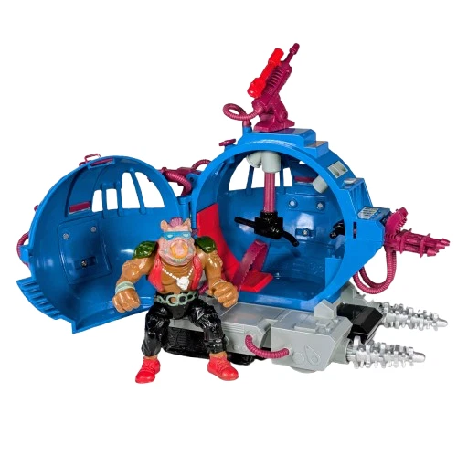 De Colección TMNT Teenage Mutant Ninja Turtles Technodrome Scout Vehículo Juguete y BeBop Foto 1 de 4