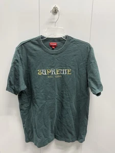 Supreme Nouveau Logo Tee FW18 Shirt Size Medium Green - Bild 1 von 4