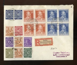 KONTROLLRAT Nr.963-964 (4) u.a. R-BRIEF BERLIN 31.7.1948 ZEHNFACH (970847) - Picture 1 of 2