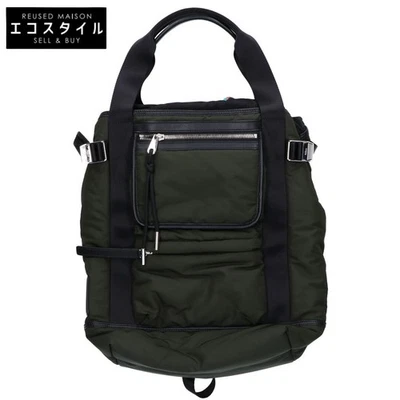 Bolso Mulberry 2WAY Nylon Caqui Elegante Diseñador Lujo de Japón para Mujer Foto 1 de 4