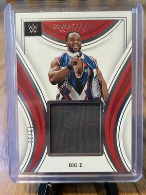 2023 Panini Immaculate WWE Remarkable Memorabilia /35 Big E #RM-BGE - Image 1 of 2