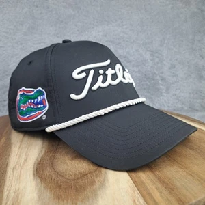 Titleist Mütze Kappe Druckknopflasche schwarz Florida Alligatoren Logo Golfer NCAA College Herren - Bild 1 von 10
