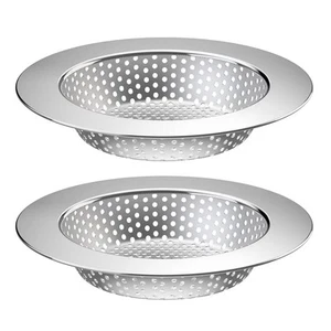 2PCS Kitchen Sink Drain Strainer/Catcher/Basket/Cover/Filter/Trap/Screen, Lar... - Picture 1 of 7