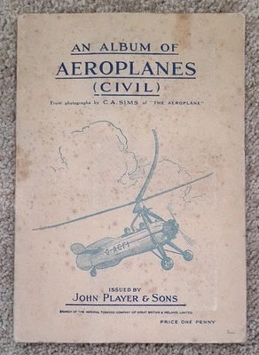 Player's Cigarette Cards - 'Aeroplanes (Civil)' Full Set 50 Official Album 1935 - Image 1 of 4