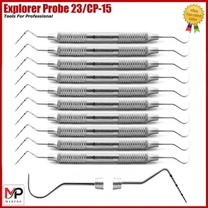 Dental Perio Explorer 23 Probe UNC 15 Double-Ended Color-Coded Diagnostic Tool - Picture 1 of 17