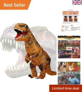 100% Polyester Inflatable Dinosaur Costume - Perfect for Halloween & Parties - Picture 1 of 11