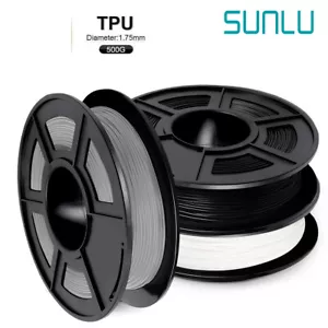SUNLU TPU(95A) 3D Drucker Filament 1.75mm TPU Flexible 0.5KG/Roll Mehrfarbig Lot - Bild 1 von 27