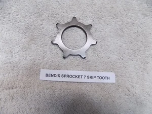 BICYCLE 40's 50's BENDIX HUB SPROCKET 7 SKIP TOOTH SCREW ON #407 - Picture 1 of 2