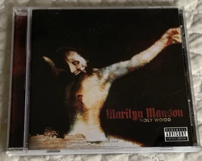 Marilyn Manson Holy Wood CD Orig 2000 ENHANCED DISC CENSORED COVER! W/CASE - Image 1 of 4