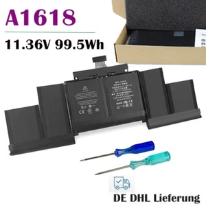 A1618 AKKU FÜR Apple MacBook Pro 15''Retina A1398 Late 2013 Mid 2014 2015 - Bild 1 von 11