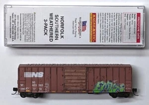 MTL Micro-Trains 02553733 Norfolk Southern NS 403365 FW Factory Weathered - Picture 1 of 3