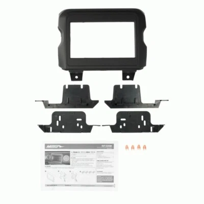 METRA 107-CH3B /SHALLOW MOUNT CAR RADIO DASH KIT FOR 2018-UP JEEP WRANGLER JL/JT - Image 1 of 4