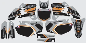 Yamaha Graphics YZ 450F YZ450F 2003 2004 2005 gris - Imagen 1 de 1