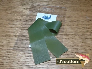 OLIVE MICRO RUBBER LEGS by CHUCK N DUCK - FLY TYING MATERIALS NEW - Picture 1 of 4