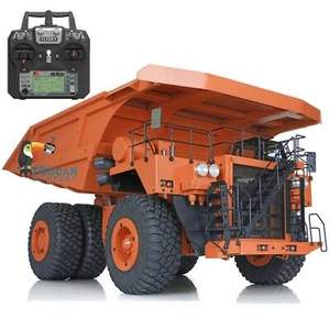 1/20Metall Hydraulische RC Mine Truck 793D Dumper Car I6X Radio Light Kipper Car - Bild 1 von 12