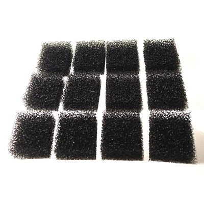 20561.HYMSQN3 12* Replacement Foam Filter Sponges for 74oz/2.2L Ultra Quiet Cat Water Fountain