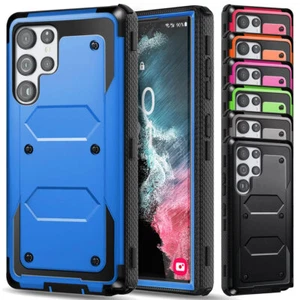 For Samsung Galaxy S22/ Plus/S22 Ultra Dual Layer Case Shockprooof Rugged Cover - Picture 1 of 104