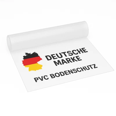 NERUMA PVC Bodenschutzmatte Transparent – Stuhlunterlage für Büro & Zuhause Schutzfolie