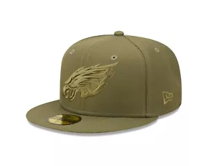 Cappello aderente Philadelphia Eagles New Era Color Pack oliva e oliva 59FIFTY - Foto 1 di 7