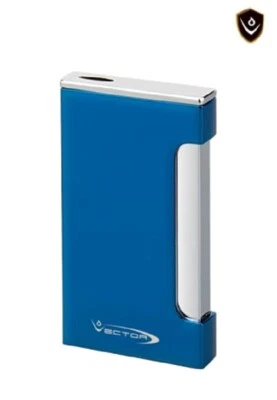 Vector - Spade Single Pyramid Flame Lighter Sparkle Blue - VECTOR SPADE BLUE - Image 1 of 4