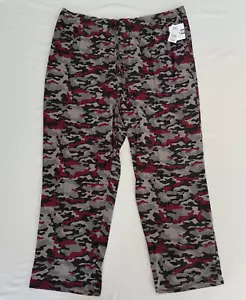 Harbor Bay Performance Loungewear Pants Mens 3XL Red Gray Camo Stretch New NWT - Picture 1 of 10