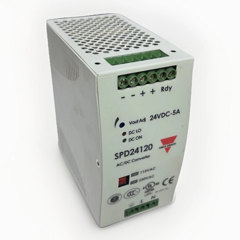 Carlo Gavazzi SPD241201 | 120W Fuente de alimentación conmutada de montaje en riel DIN Foto 1 de 4