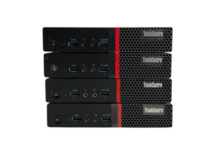 Lote de (4) Lenovo ThinkCentre M600 Intel Celeron N3010 4GB RAM 16GB SSD Sin sistema operativo Foto 1 de 4