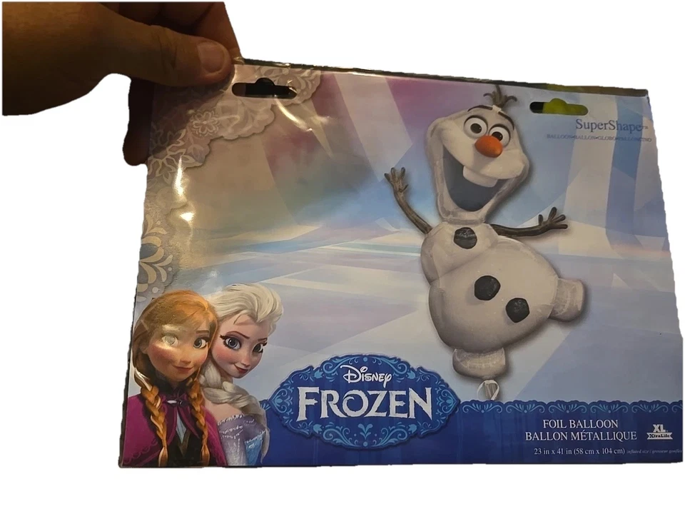 Globo de Lámina 41" Disney Frozen Olaf Licencia Oficial Nueva Decoración de Cumpleaños  Foto 1 de 3