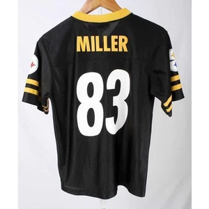 NFL Pittsburgh Steelers #83 Heath Miller Black & Gold Jersey Youth Size XL - Picture 1 of 5