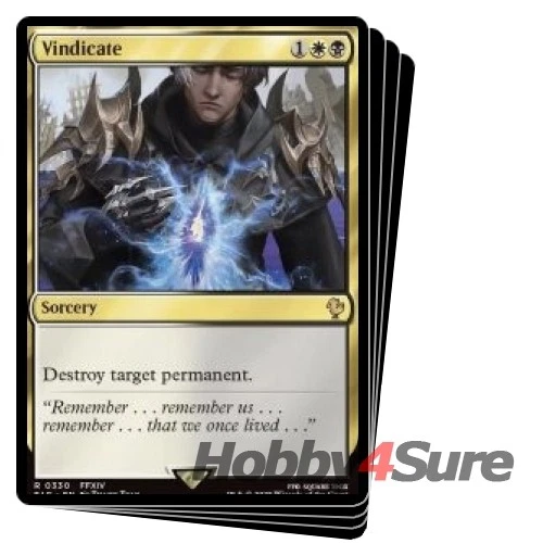 Vindicate X4 M/NM Magic: The Gathering MTG Final Fantasy Commander - Image 1 of 1