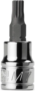 Capri Tools XZN Dreifach Vierkant Spline Steckschlüssel Bit, metrisch (7 mm (M7)) 7 mm (M7)  - Bild 1 von 7