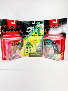DC Batman & Robin Batgirl, Poison Ivy & The Riddler Action Figuren Kenner 1990’s - Bild 1 von 7